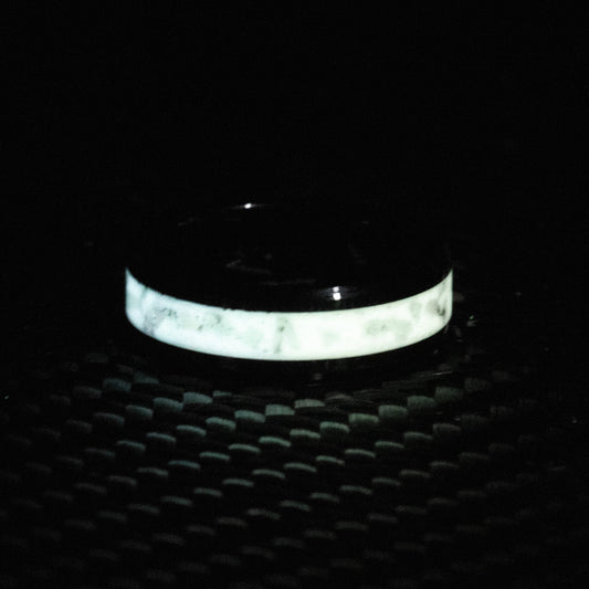 The Black Pearl - 8mm Black Ceramic Ring
