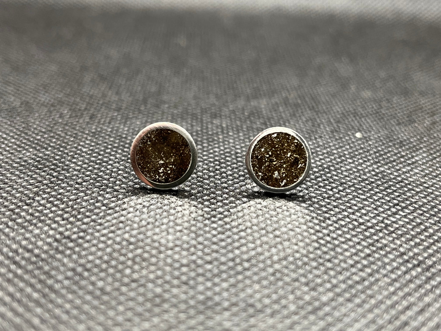 Meteorite Dust Earrings