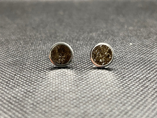 Meteorite Dust Earrings
