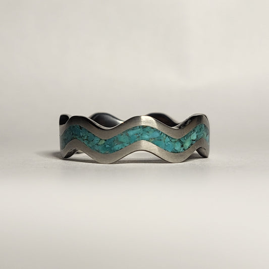 Titanium Clamshell Design, Turquoise