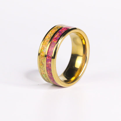 Cosmic Radiance Ring 24kt Tungsten