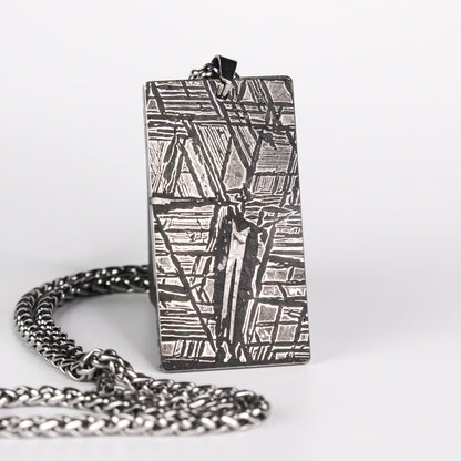 Raw Aletai Meteorite Pendant – Timeless Stone of the Stars