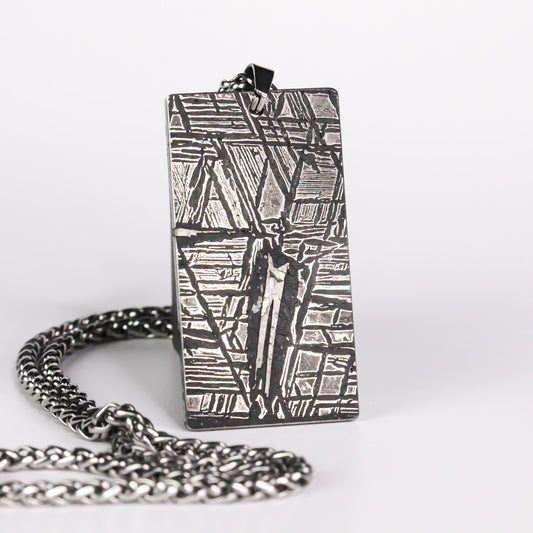Raw Aletai Meteorite Pendant – Timeless Stone of the Stars