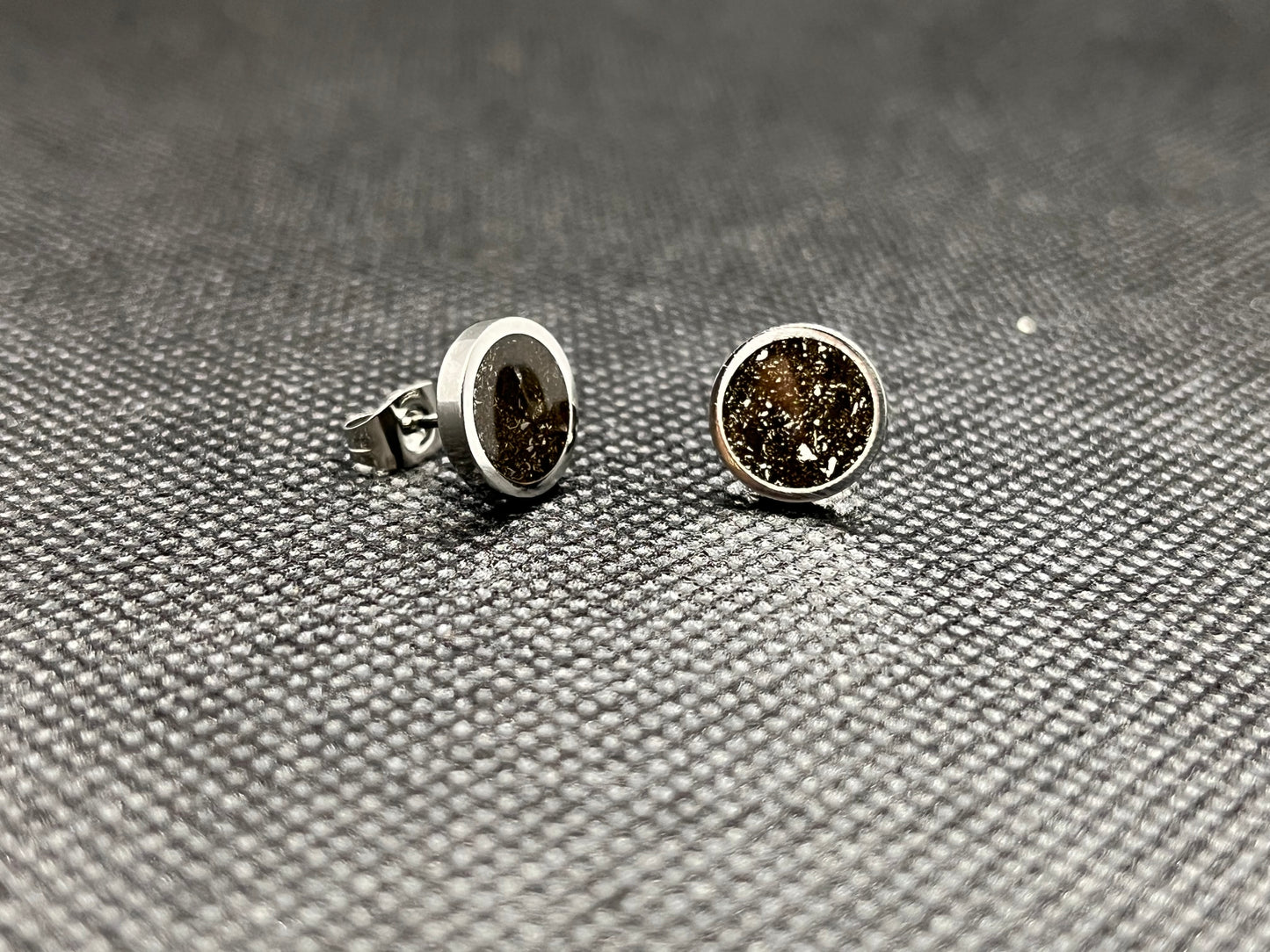Meteorite Dust Earrings