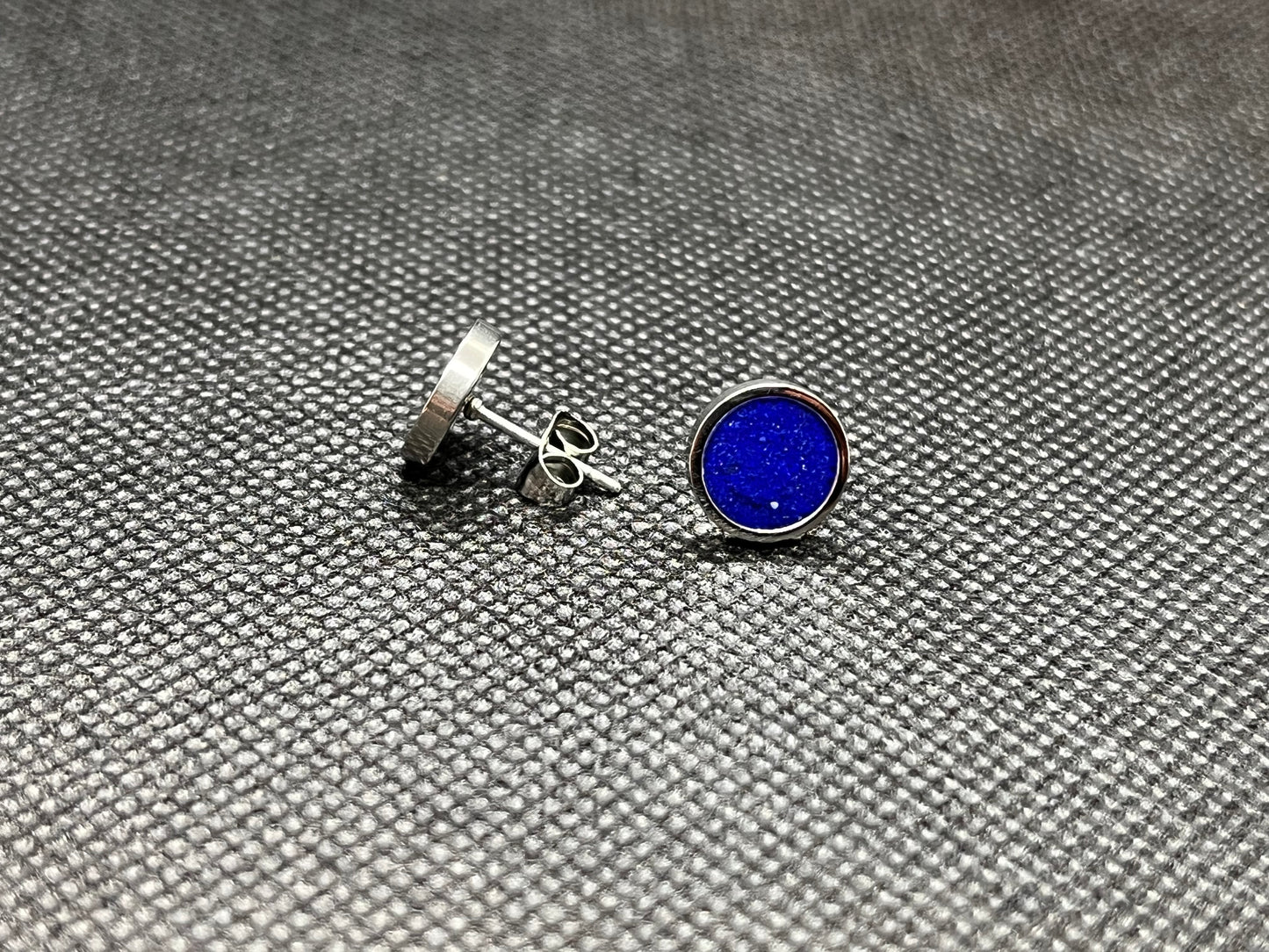 Lapis Lazuli Earrings 8mm