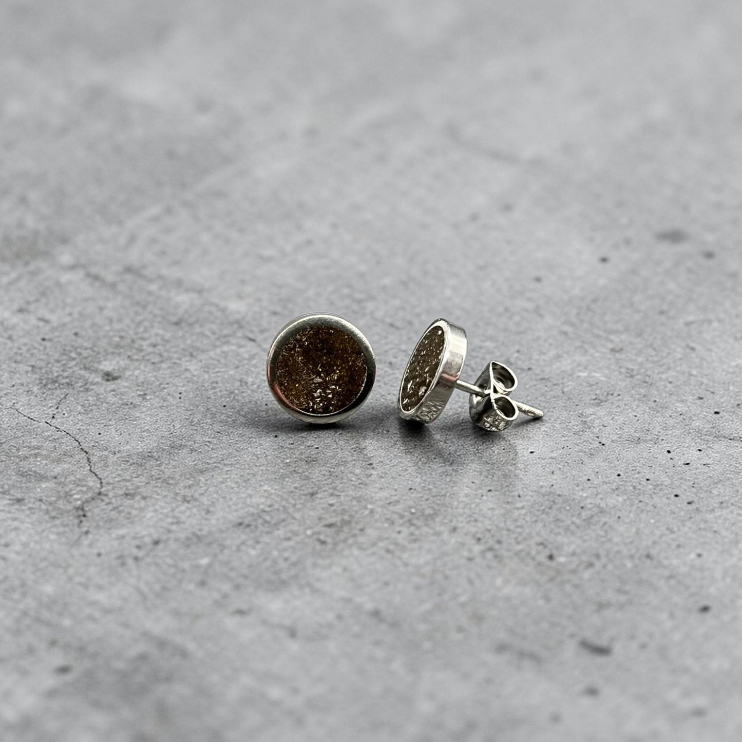 Meteorite Dust Earrings