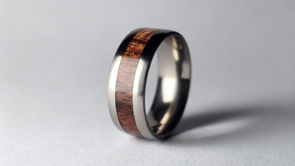The Island Forge - Titanium x Koa Wood