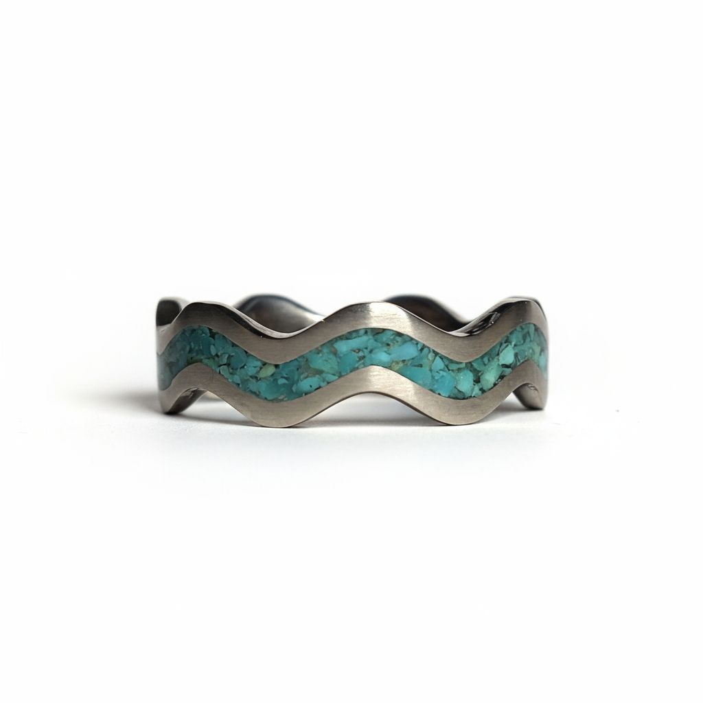 Titanium Clamshell Design, Turquoise