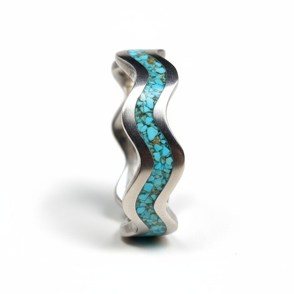 Titanium Clamshell Design, Turquoise