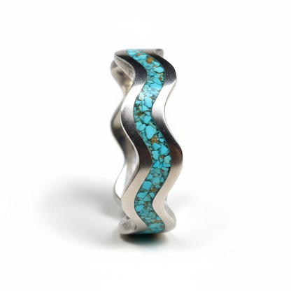 Titanium Clamshell Design, Turquoise