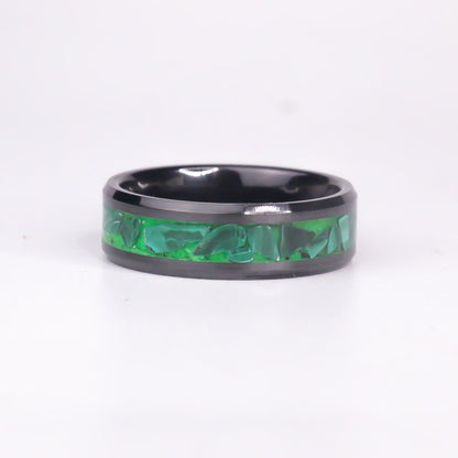 The Forest Vein - Genuine Malachite, Green UV Glow