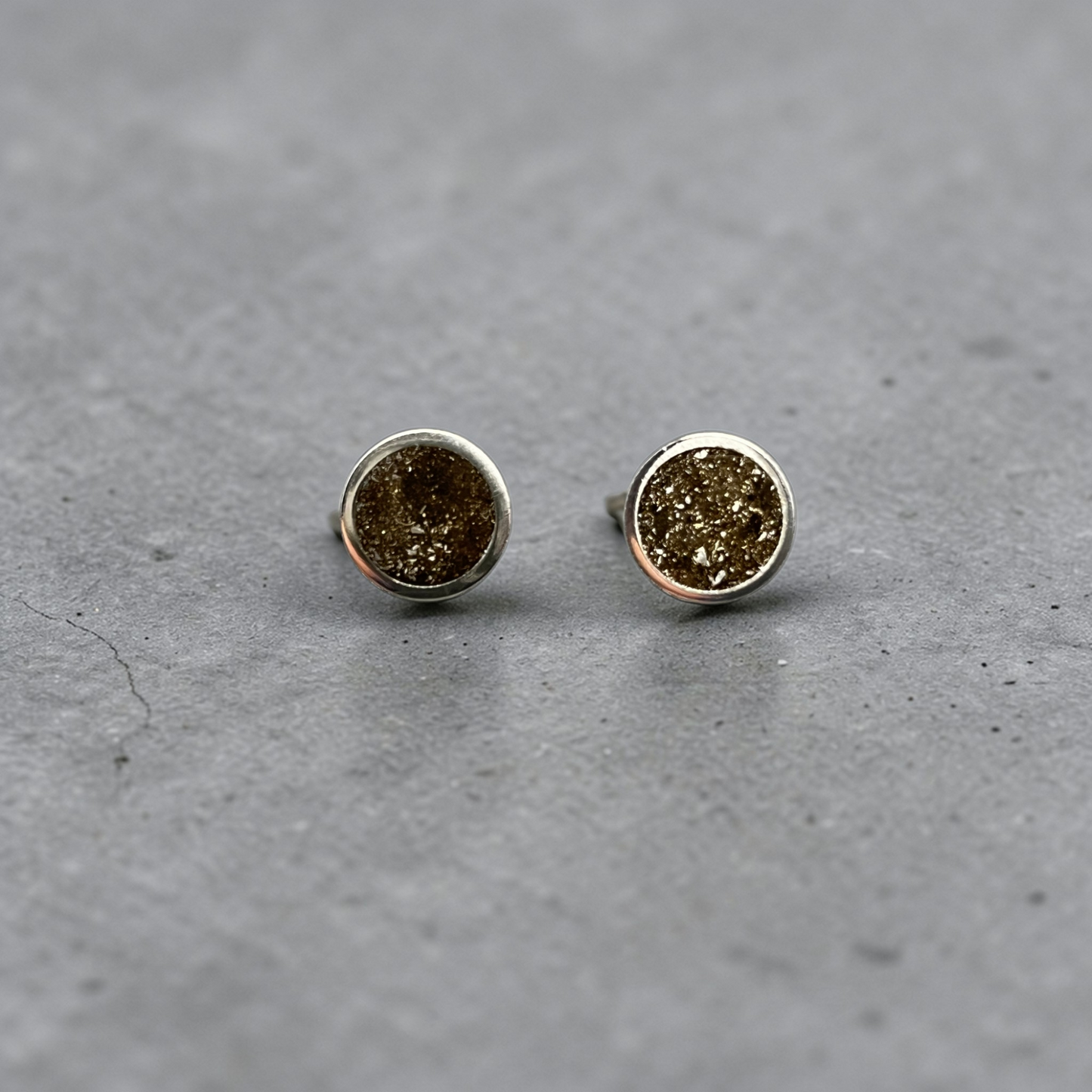 Meteorite Dust Earrings