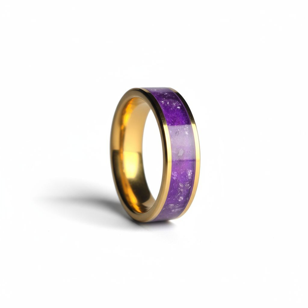 Aurora Vein - 24kt Tungsten x Amethyst