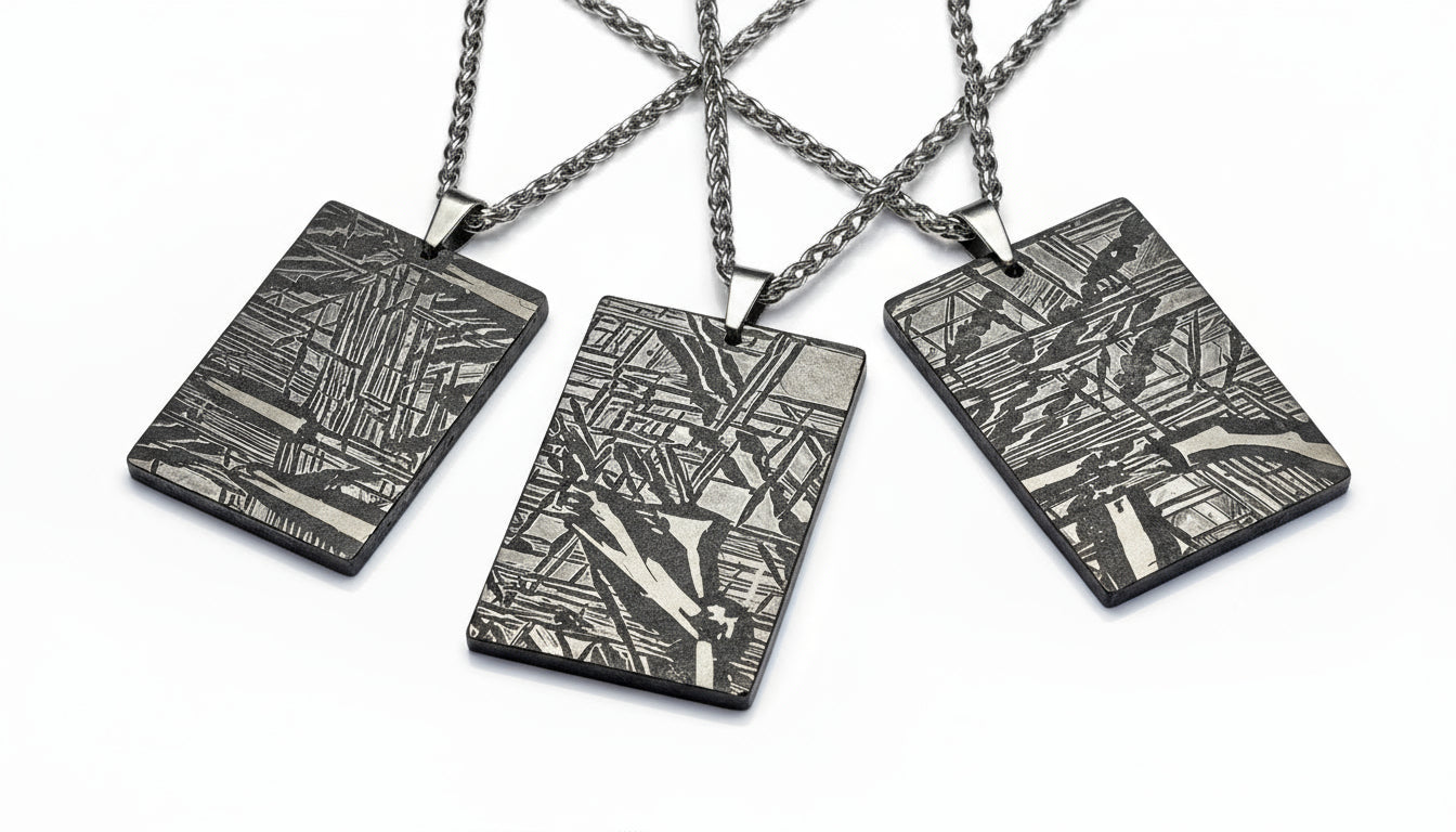 Raw Aletai Meteorite Pendant – Timeless Stone of the Stars