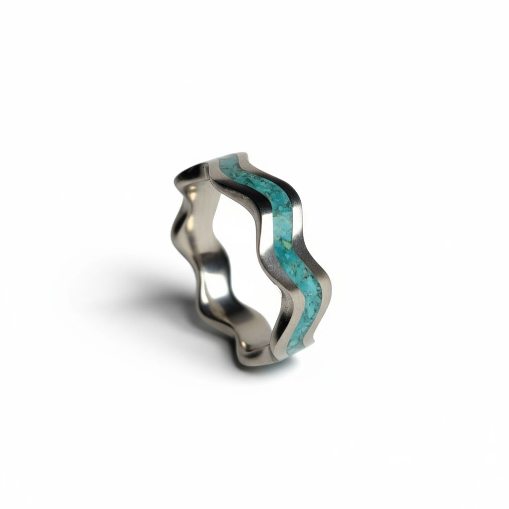 Titanium Clamshell Design, Turquoise