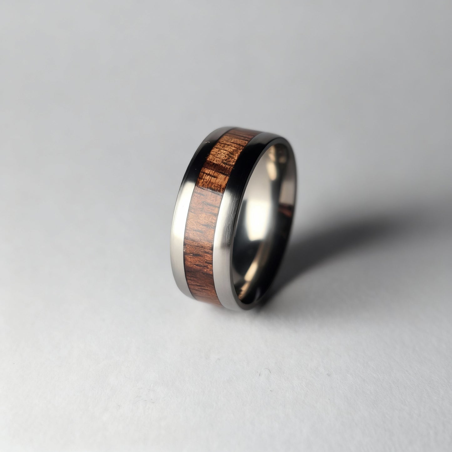 The Island Forge - Titanium x Koa Wood