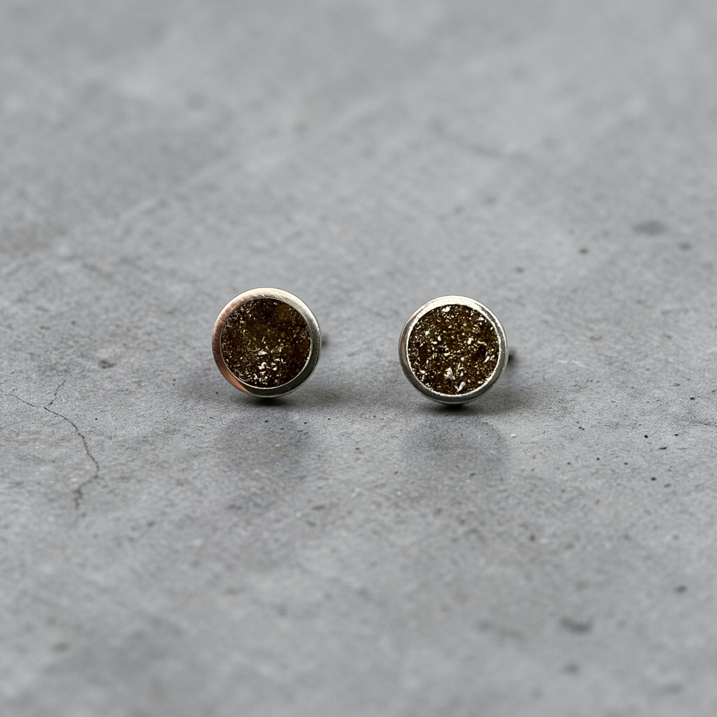 Meteorite Dust Earrings