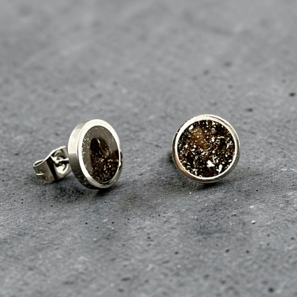 Meteorite Dust Earrings