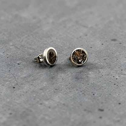 Meteorite Dust Earrings