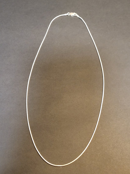 Tungsten Pendant Red Fire Opal, Sterling Silver Chain